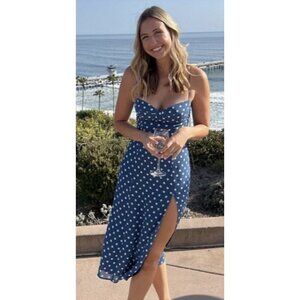 REFORMATION Juliette A-Line Dress in Lazuli Size US 10